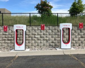 Bornes de recharge Tesla