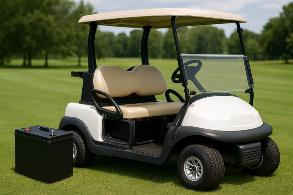 batterie lithium golfette
